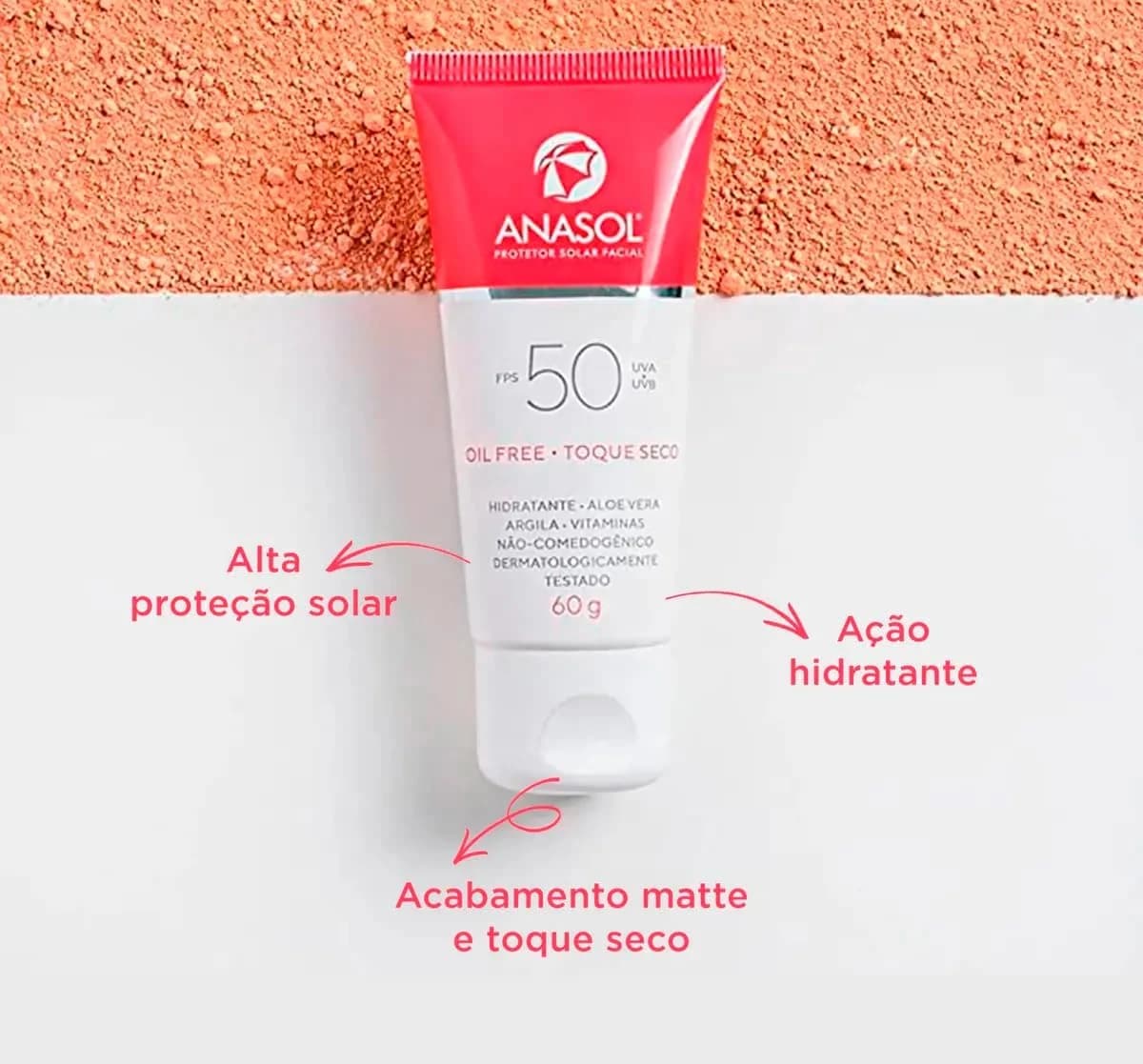 Anasol Protetor Solar Facial FPS50 60g