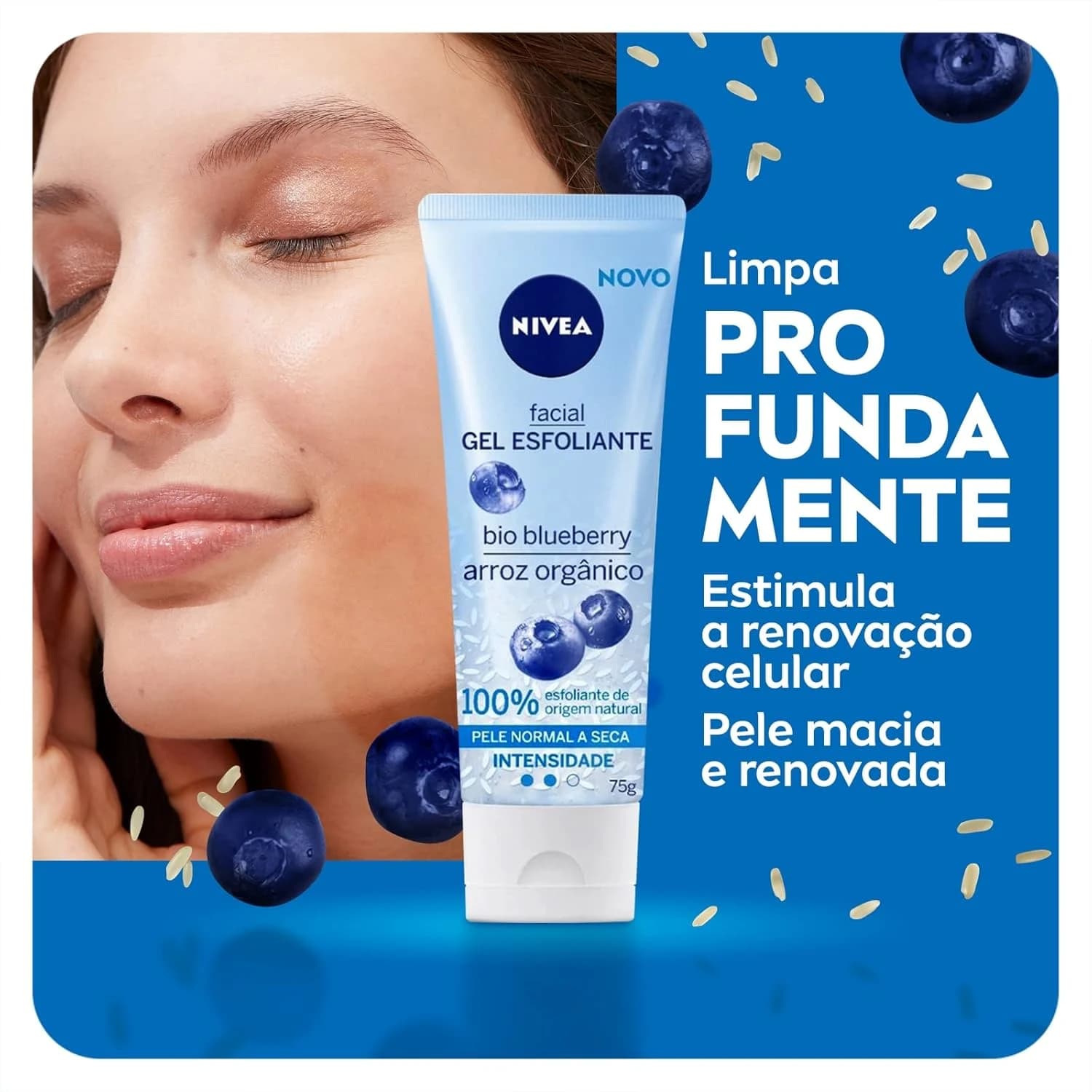 NIVEA Gel Esfoliante Facial Refrescante 75ml