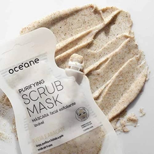 Océane Máscara Facial Esfoliante de Aveia e Abacate - Purifying Scrub Mask 35ml