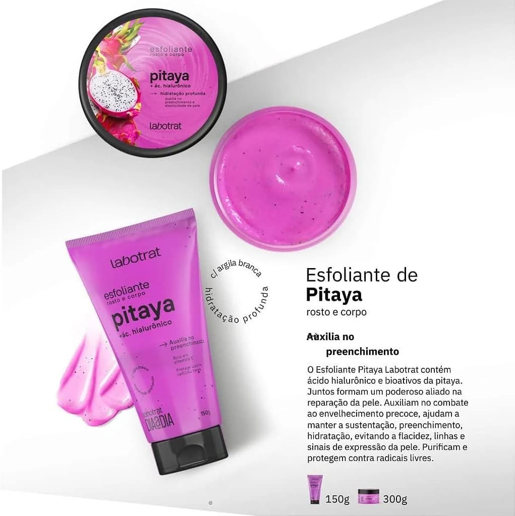Labotrat - Esfoliante Rosto/Corpo Labotrat Dia A Dia 300G Pitaya