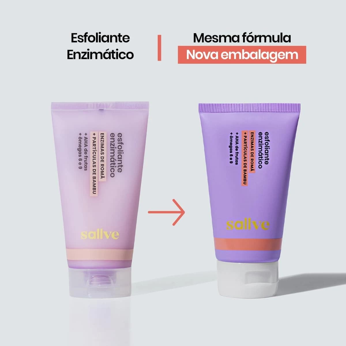 Esfoliante Enzimático 70g - Enzimas de Romã + Partículas de Bambu
