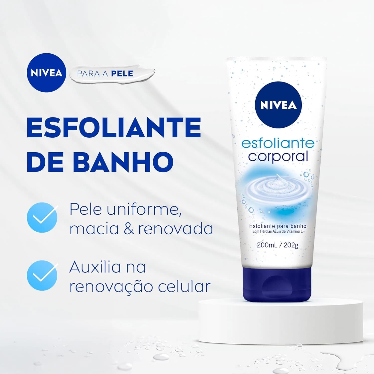 NIVEA Esfoliante Corporal para Banho 200ml