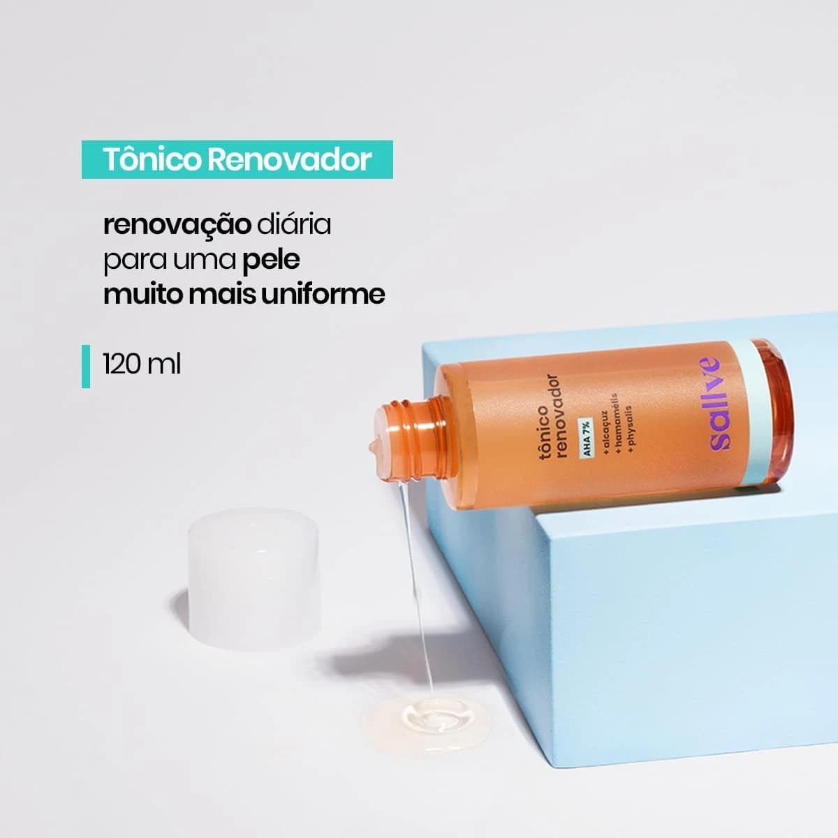Sallve Tônico Renovador 120Ml - Aha 7%