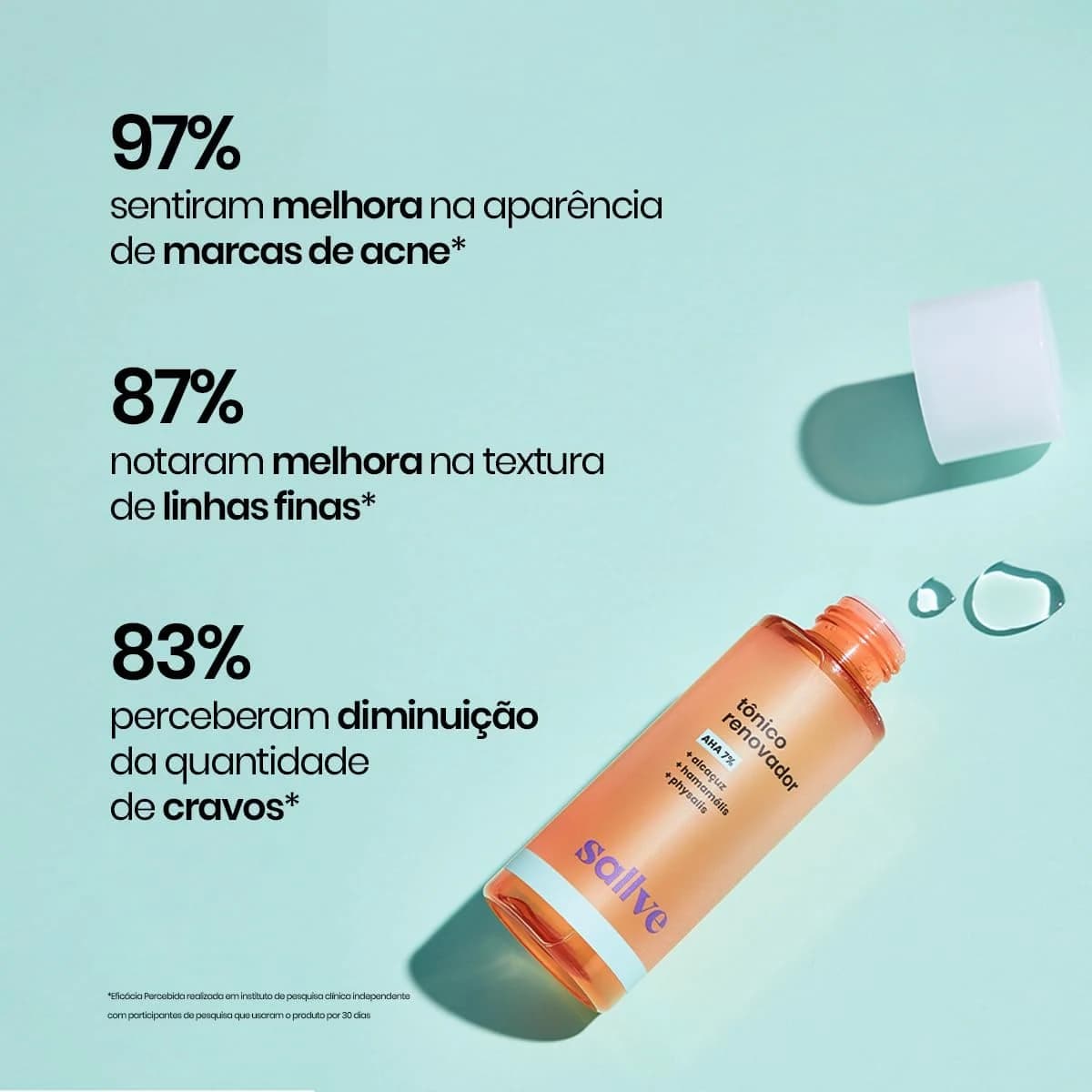 Sallve Tônico Renovador 120Ml - Aha 7%