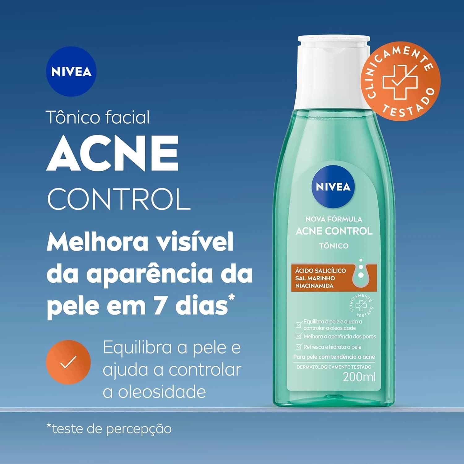 NIVEA Tônico Facial Acne Control 200ml