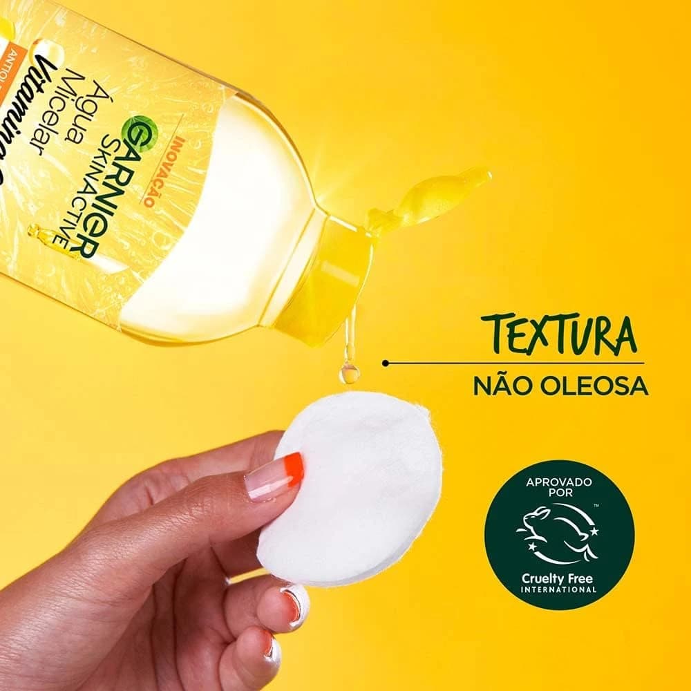 Garnier SkinActive, Água Micelar Antioleosidade com Vitamina C, 400ml