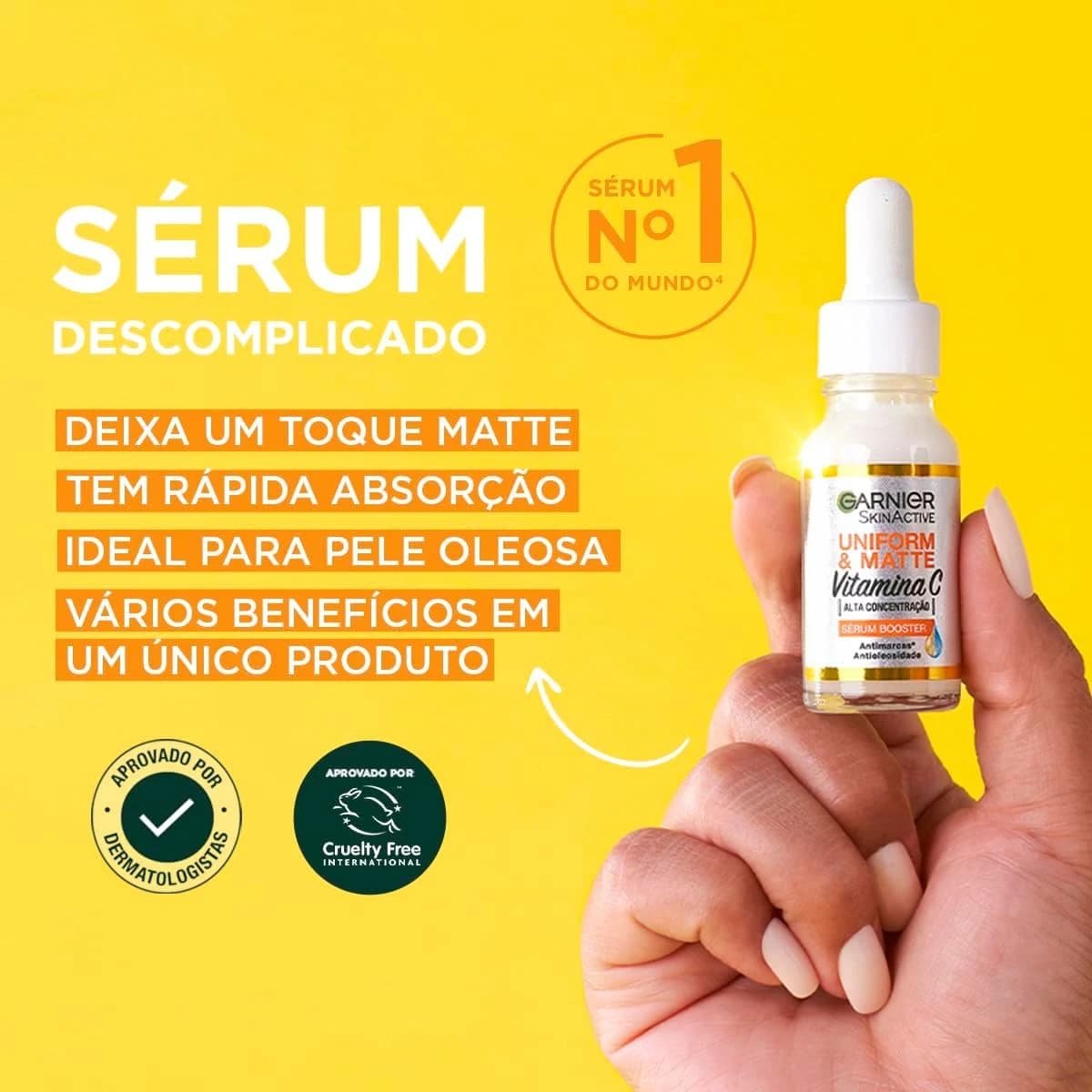 Garnier Sérum Facial Antimarcas Vitamina C, Niacinamida e Ácido Salicílico 30ml