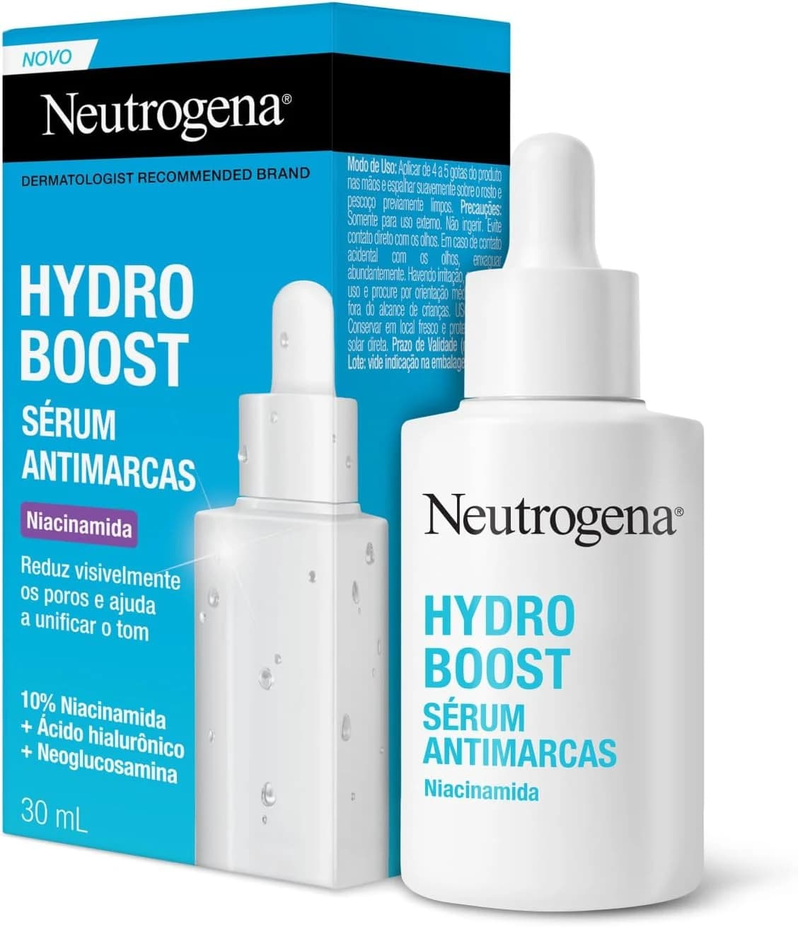 Neutrogena Sérum Facial Antimarcas Hydro Boost, 30ml