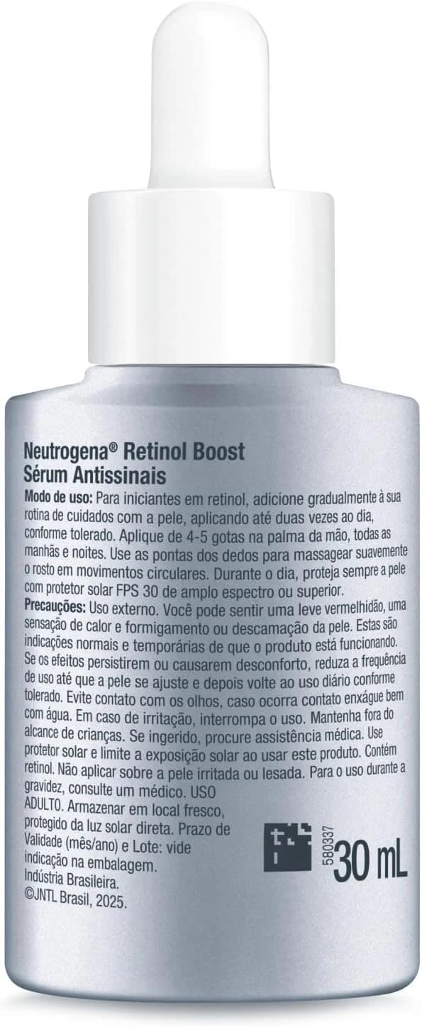 Neutrogena Retinol Boost Sérum 0.3 Antissinais, 30mL