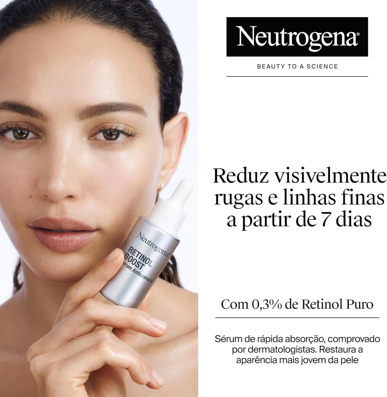 Neutrogena Retinol Boost Sérum 0.3 Antissinais, 30mL
