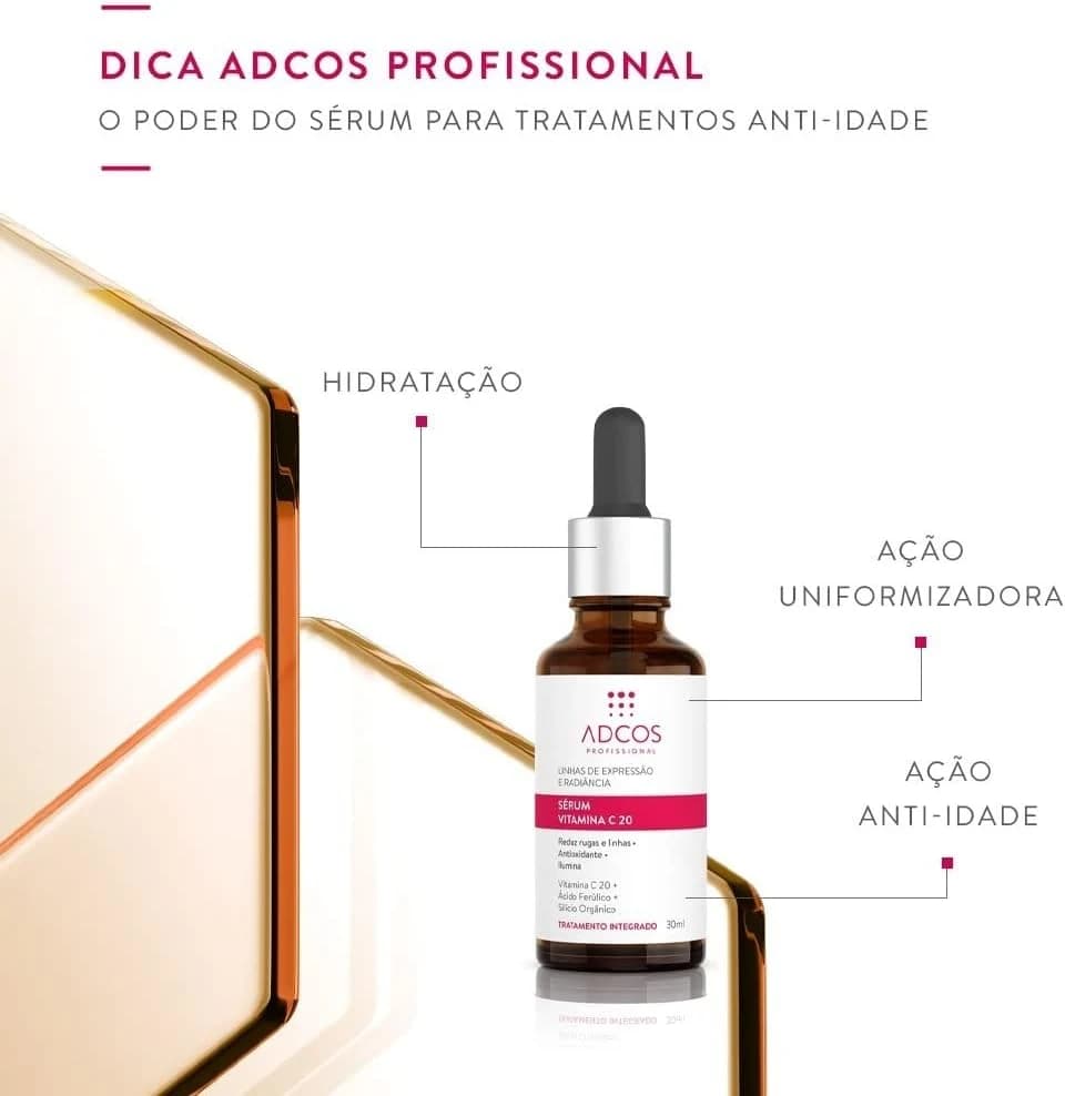 Adcos Sérum Vitamina C 20 30ml - Profissional
