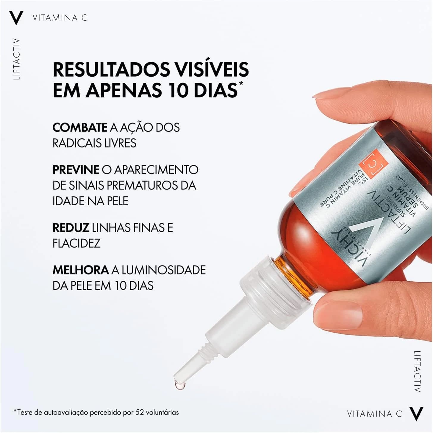 Sérum Vitamina C Corretor De Sinais E Antioxidante Vichy Liftactiv 20Ml