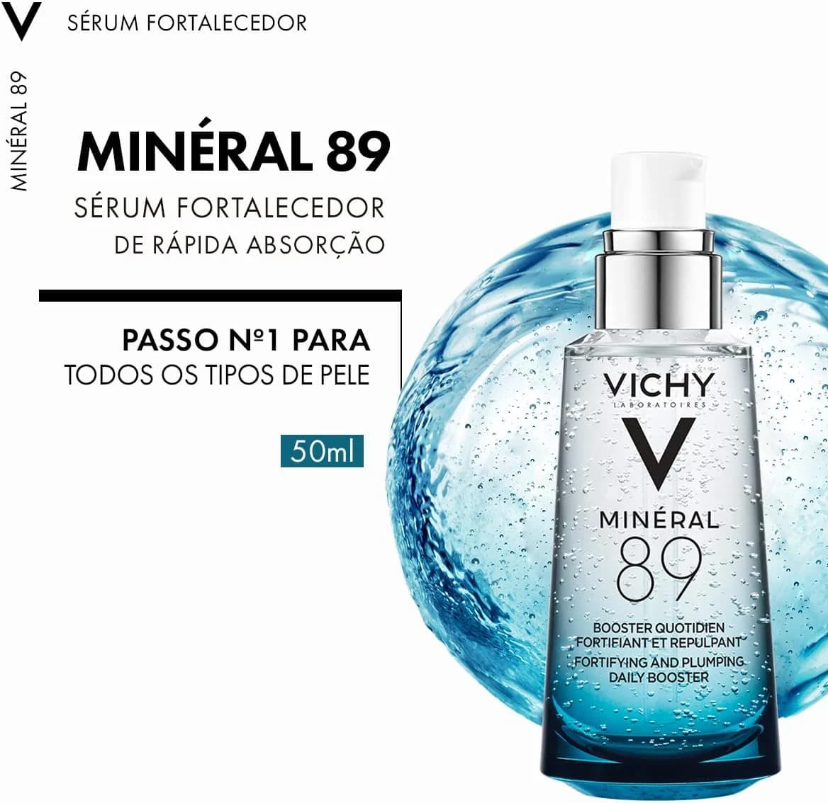 Vichy Minéral 89 Sérum Hidratante Fortalecedor 30ml