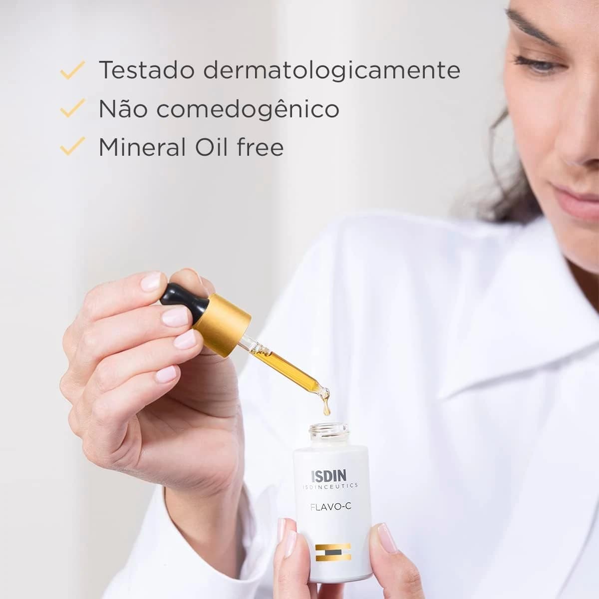 ISDIN Sérum Facial Antioxidante com Vitamina C Isdinceutics Flavo-C - 30ml