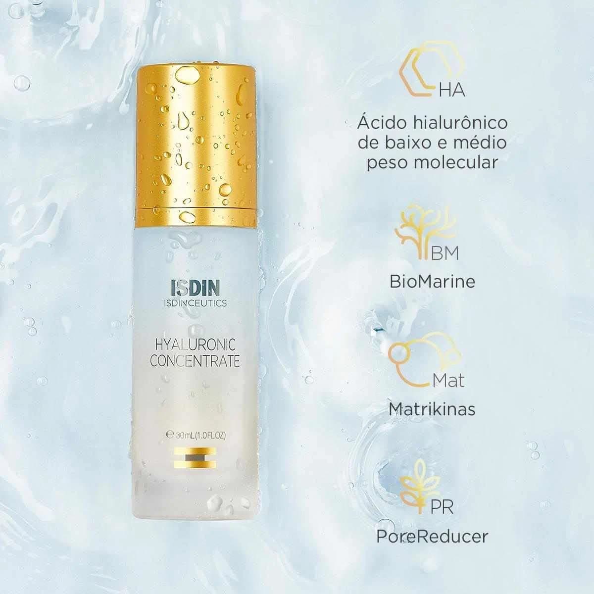 ISDIN Sérum Hidratante Anti-Idade Isdinceutics Hyaluronic Concentrate - 30ml