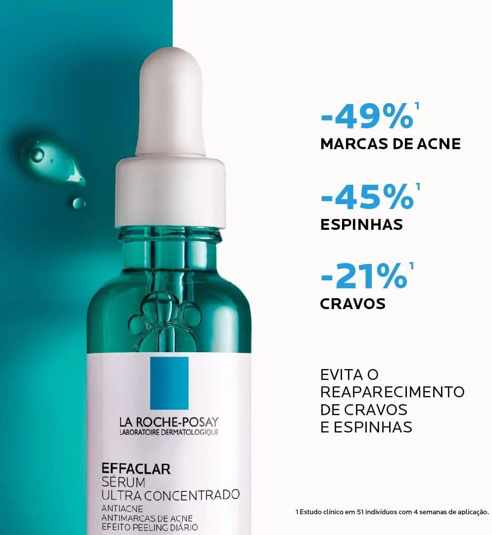 La Roche-Posay Effaclar Sérum Ultra Concentrado, Sérum Antiacne 30ml