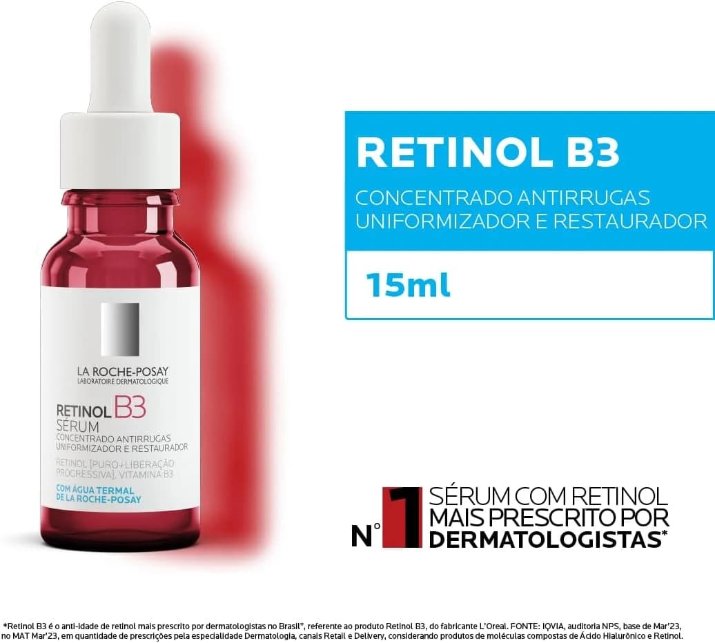 La Roche-Posay Retinol B3, Sérum Facial Antirrugas 30ml
