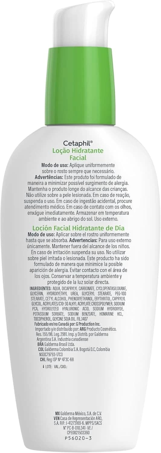 Cetaphil Loção Hidratante Facial Com Ácido Hialurônico 88ml