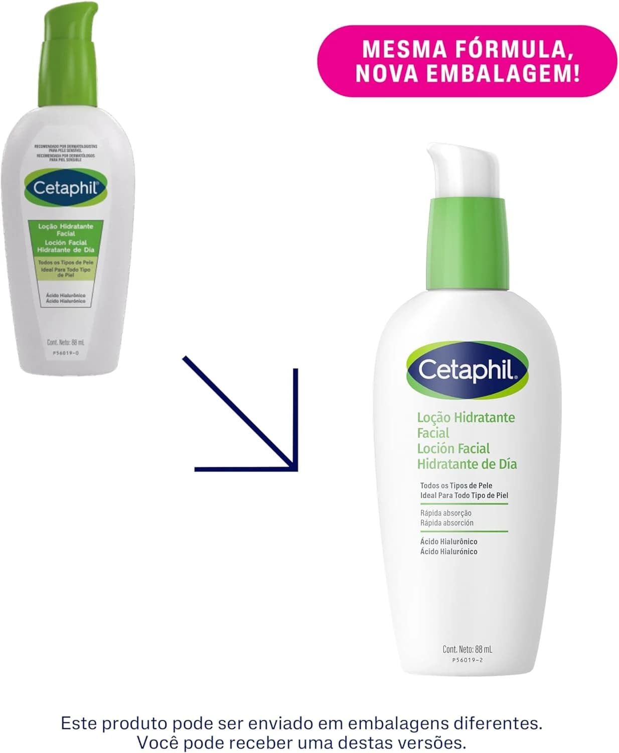 Cetaphil Loção Hidratante Facial Com Ácido Hialurônico 88ml
