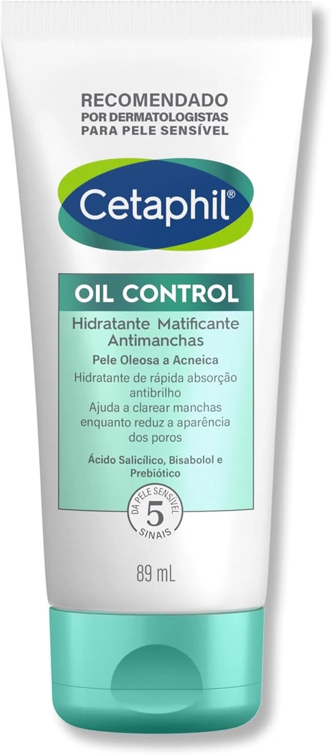Cetaphil Oil Control Hidratante Matificante Antimanchas Facial para Pele Oleosa a Acneica 89ml