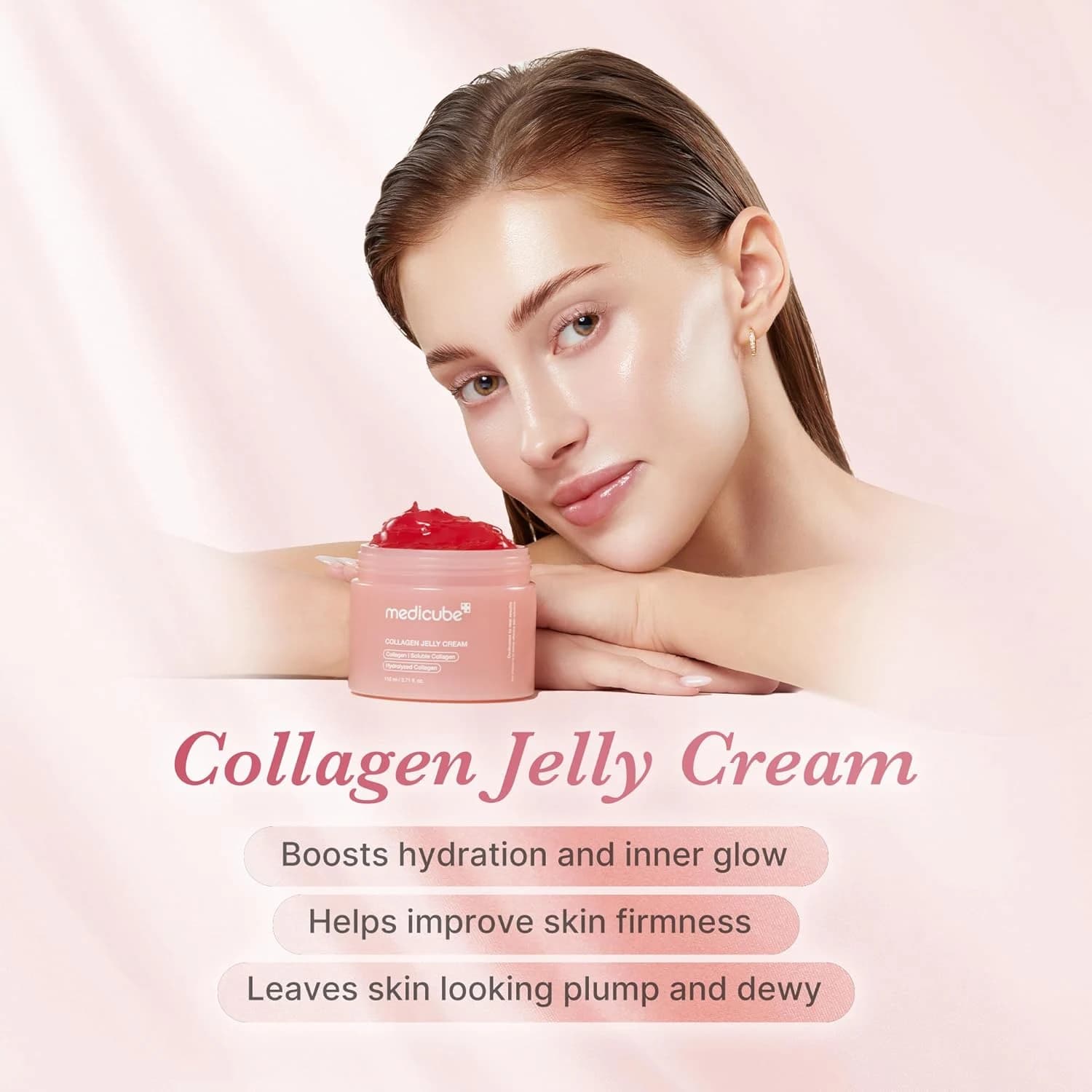 medicube Creme De Gelatina De Colágeno - Niacinamida E Colágeno Hidrolisado Liofilizado