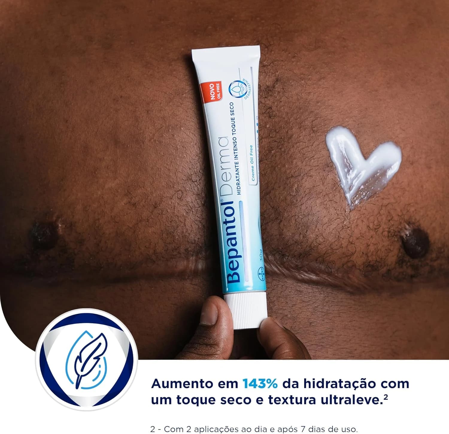 Bepantol Derma Toque Seco 30g, Hidratante Facial Pele Oleosa
