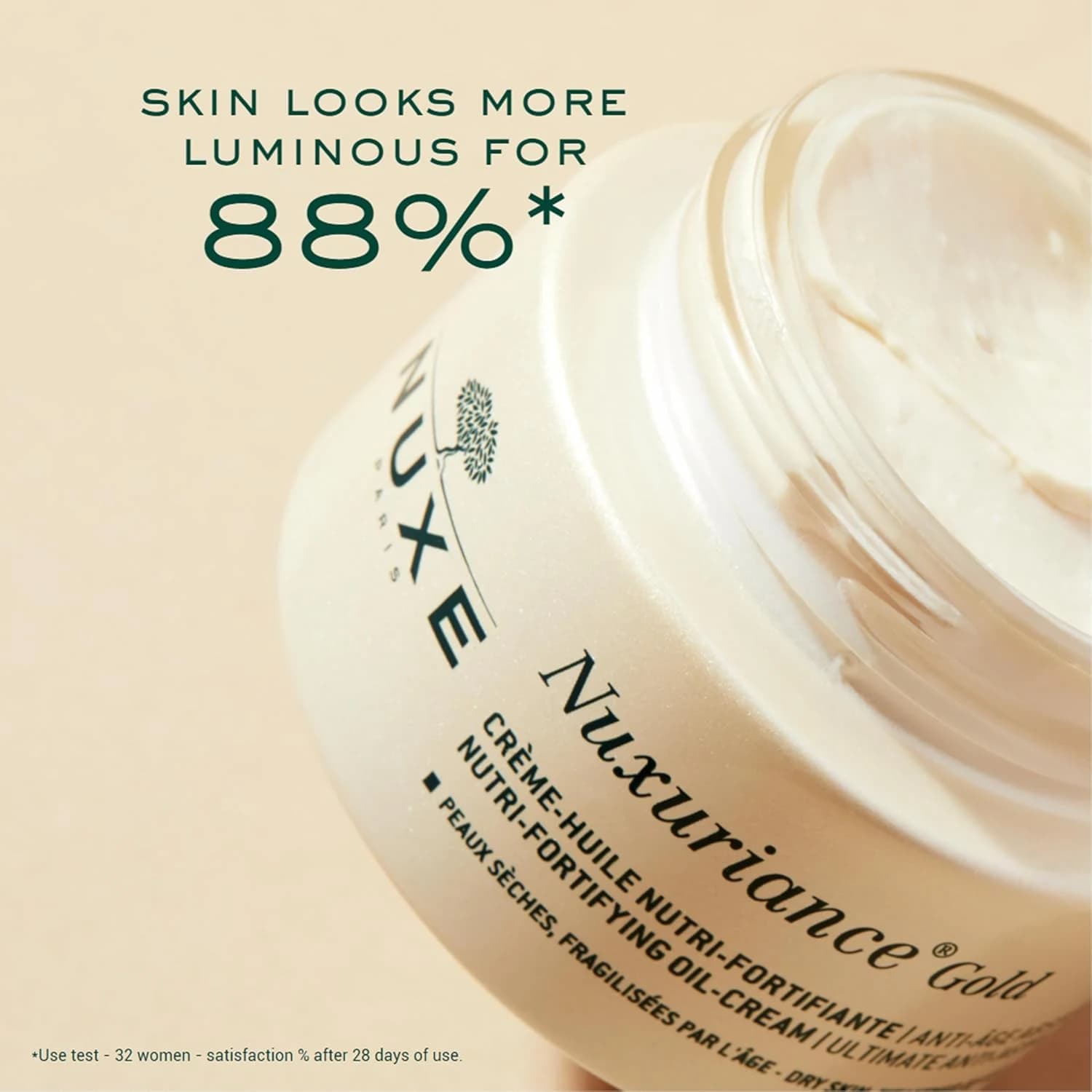 Nuxe - Creme de óleo dourado Nuxuriance 50 ml