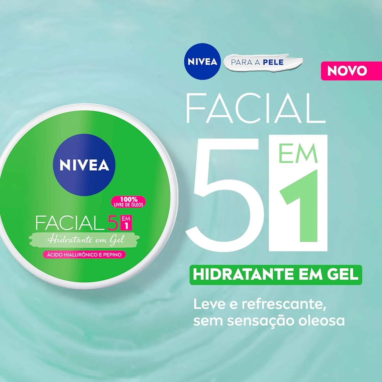 NIVEA Hidratante Facial em Gel Ultraleve 100g
