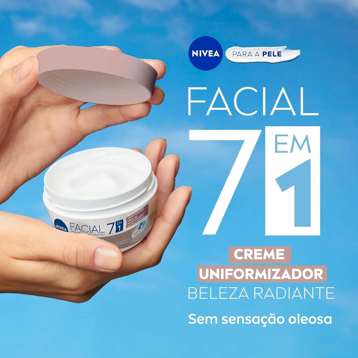 NIVEA Hidratante Facial Beleza Radiante 7 em 1 100g