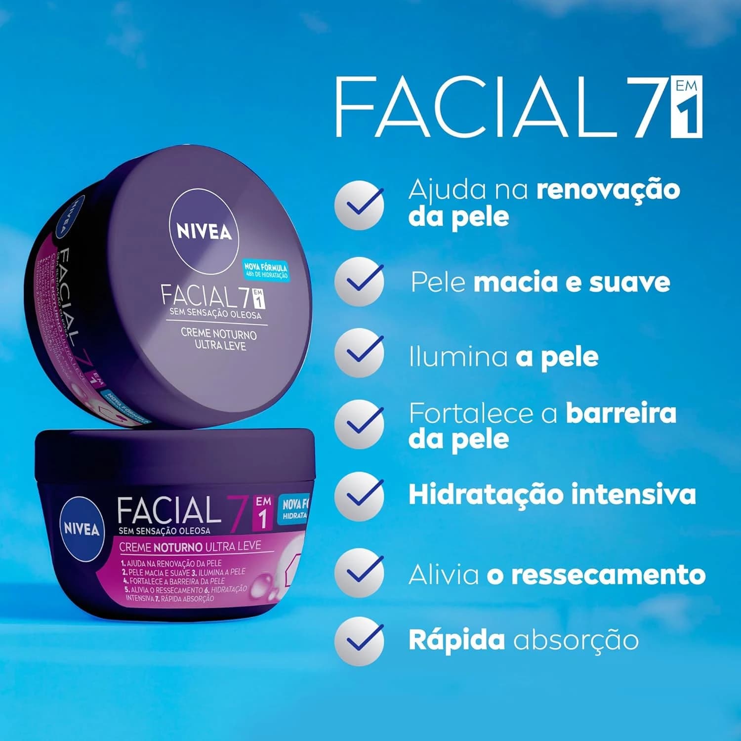 NIVEA Creme Facial Noturno 100g