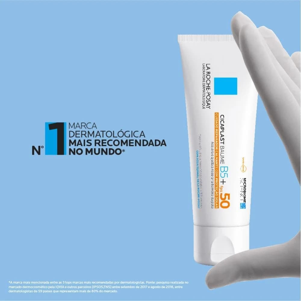 La Roche-Posay, Cicaplast Baume B5, Creme multirreparador com FPS 50, 40ml