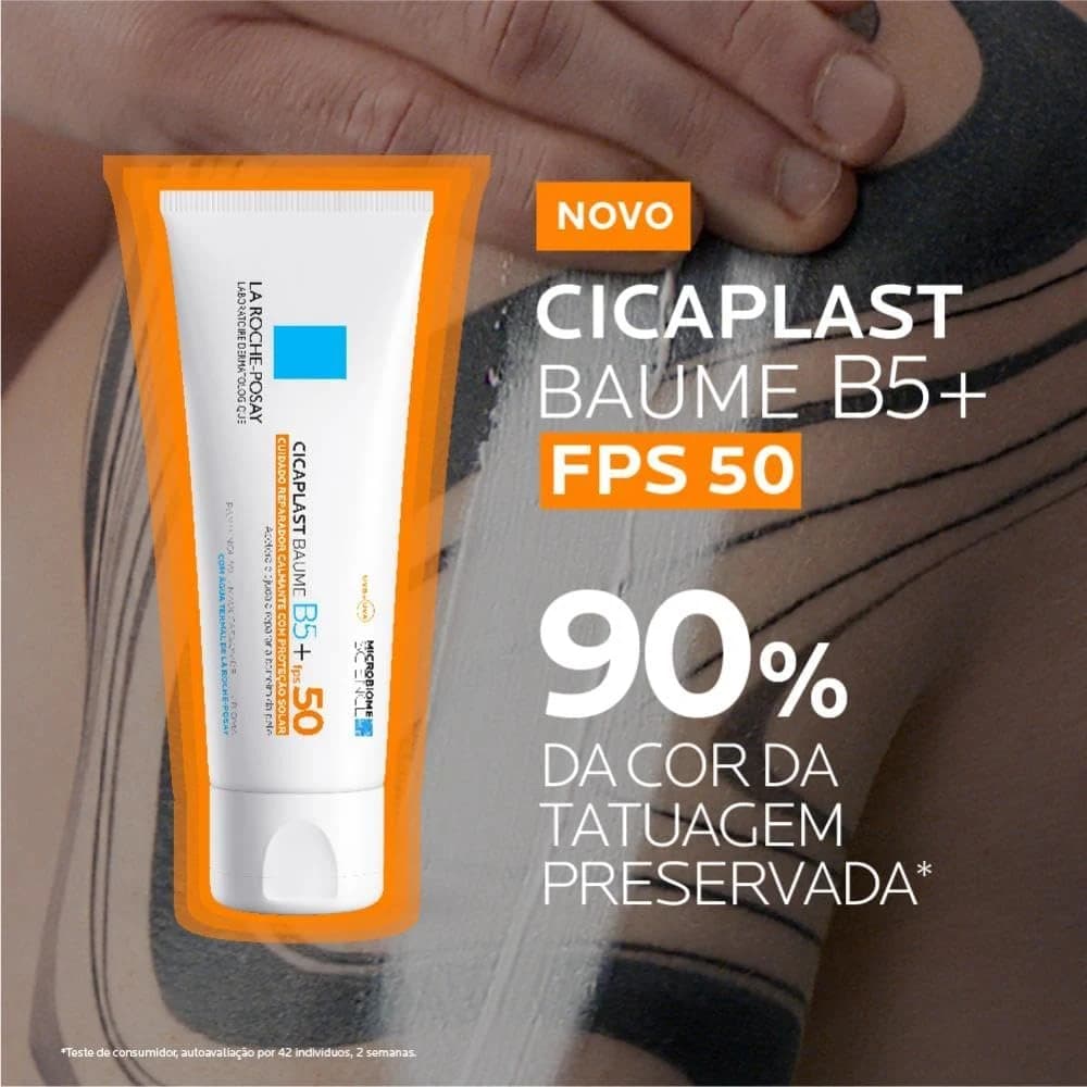 La Roche-Posay, Cicaplast Baume B5, Creme multirreparador com FPS 50, 40ml