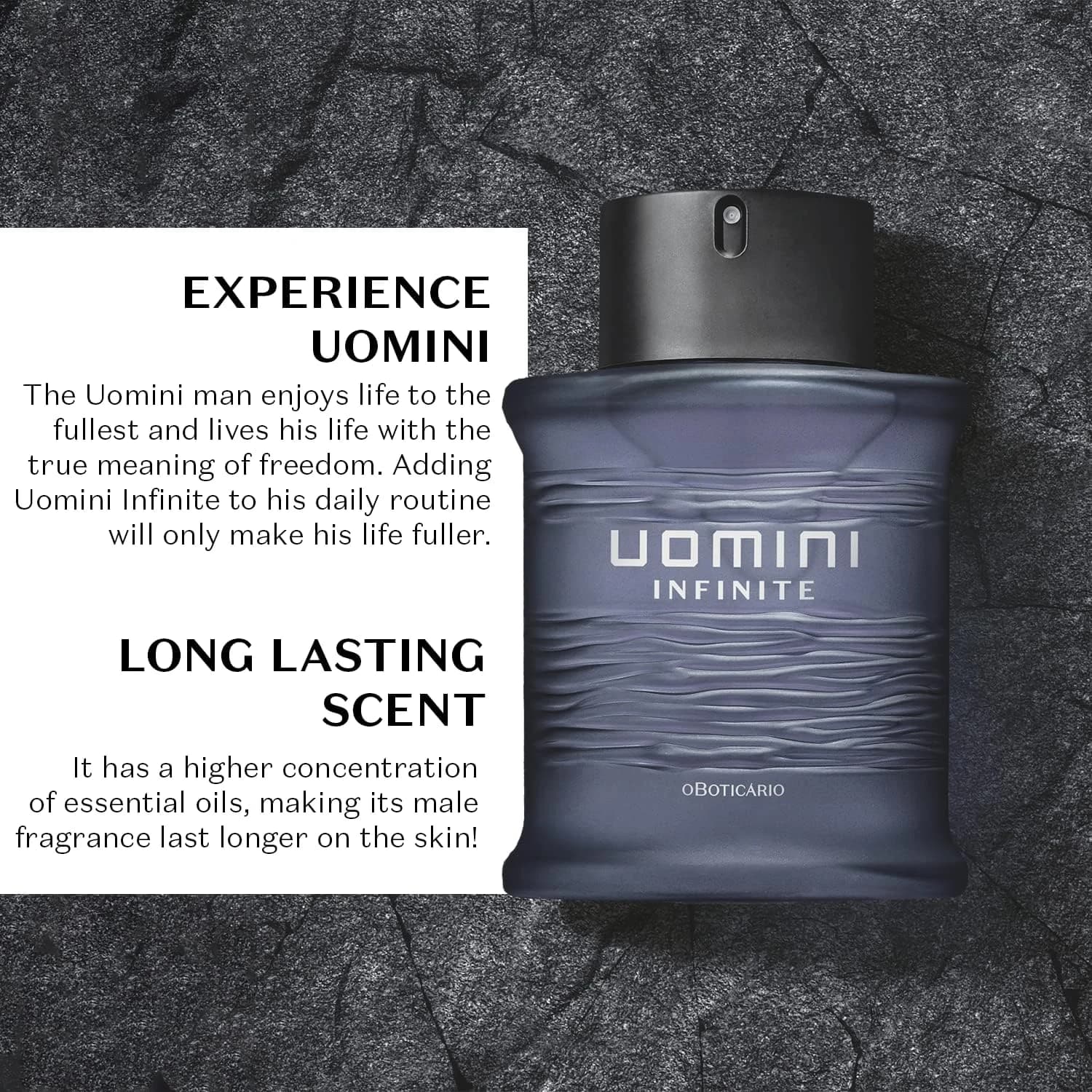 O BOTICARIO UOMINI INFINITE DESODORANTE COLONIA 100ml