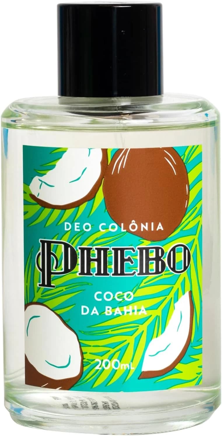 Phebo Deo Colônia, Coco da Bahia, 200ml