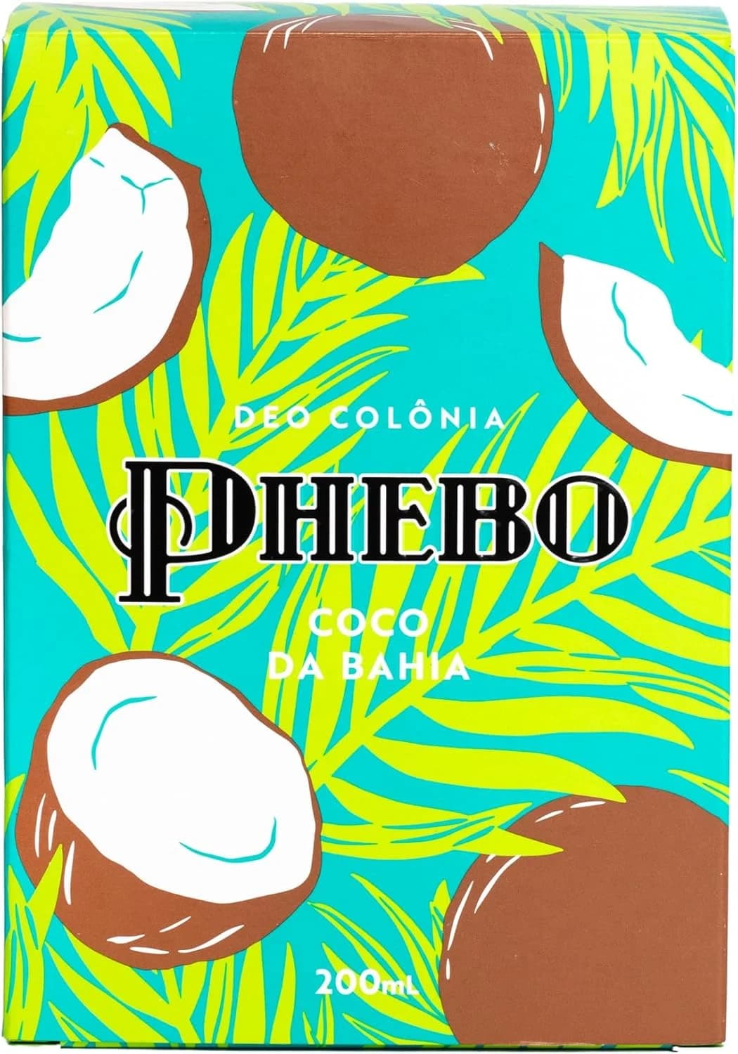 Phebo Deo Colônia, Coco da Bahia, 200ml