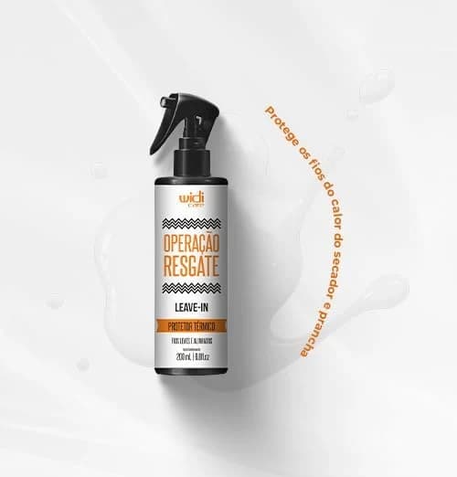 Widi Care Finalizador Leave-in Protetor Térmico Operação Resgate 200ml
