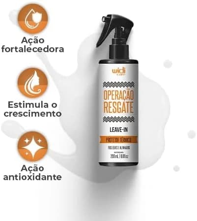 Widi Care Finalizador Leave-in Protetor Térmico Operação Resgate 200ml