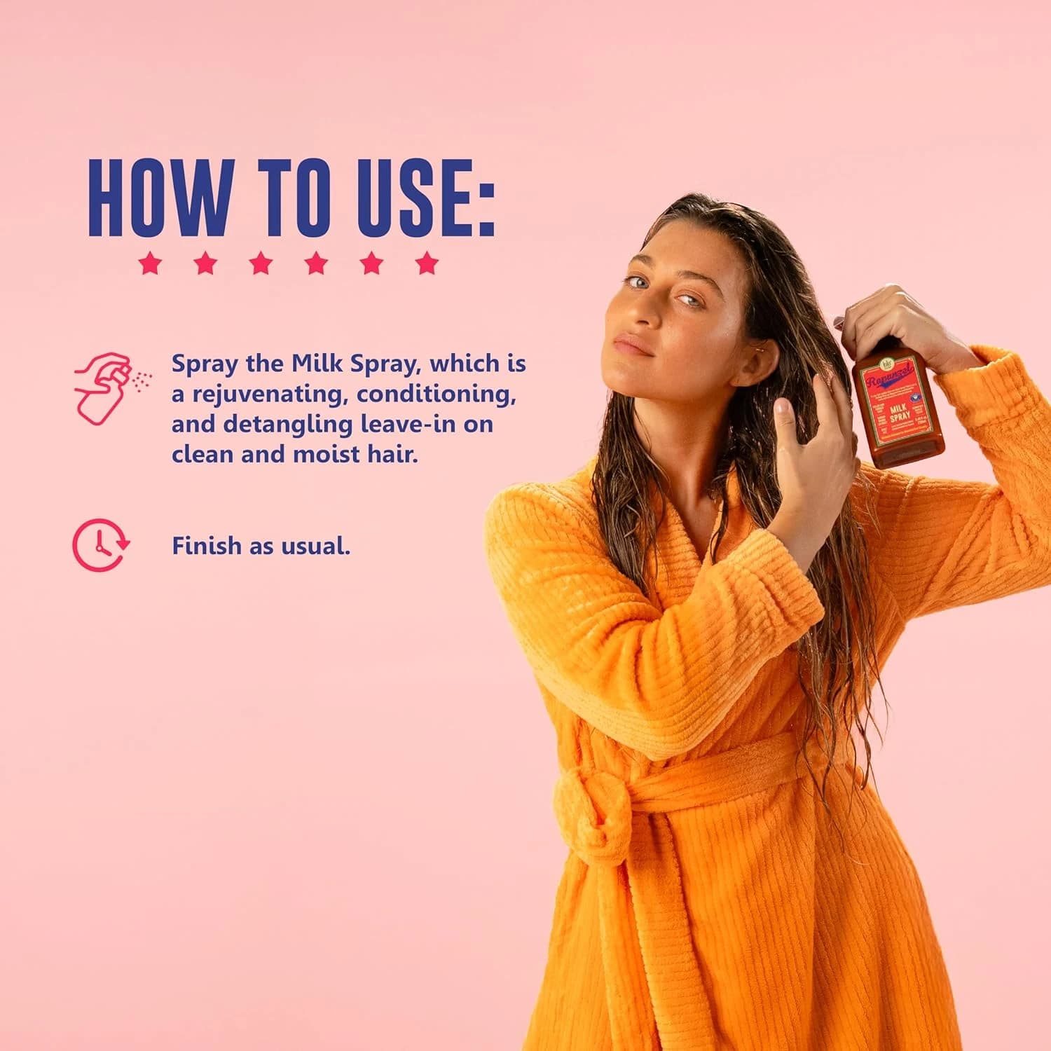 Rapunzel Milk Leave-in Spray 250ml , Lola Cosmetics