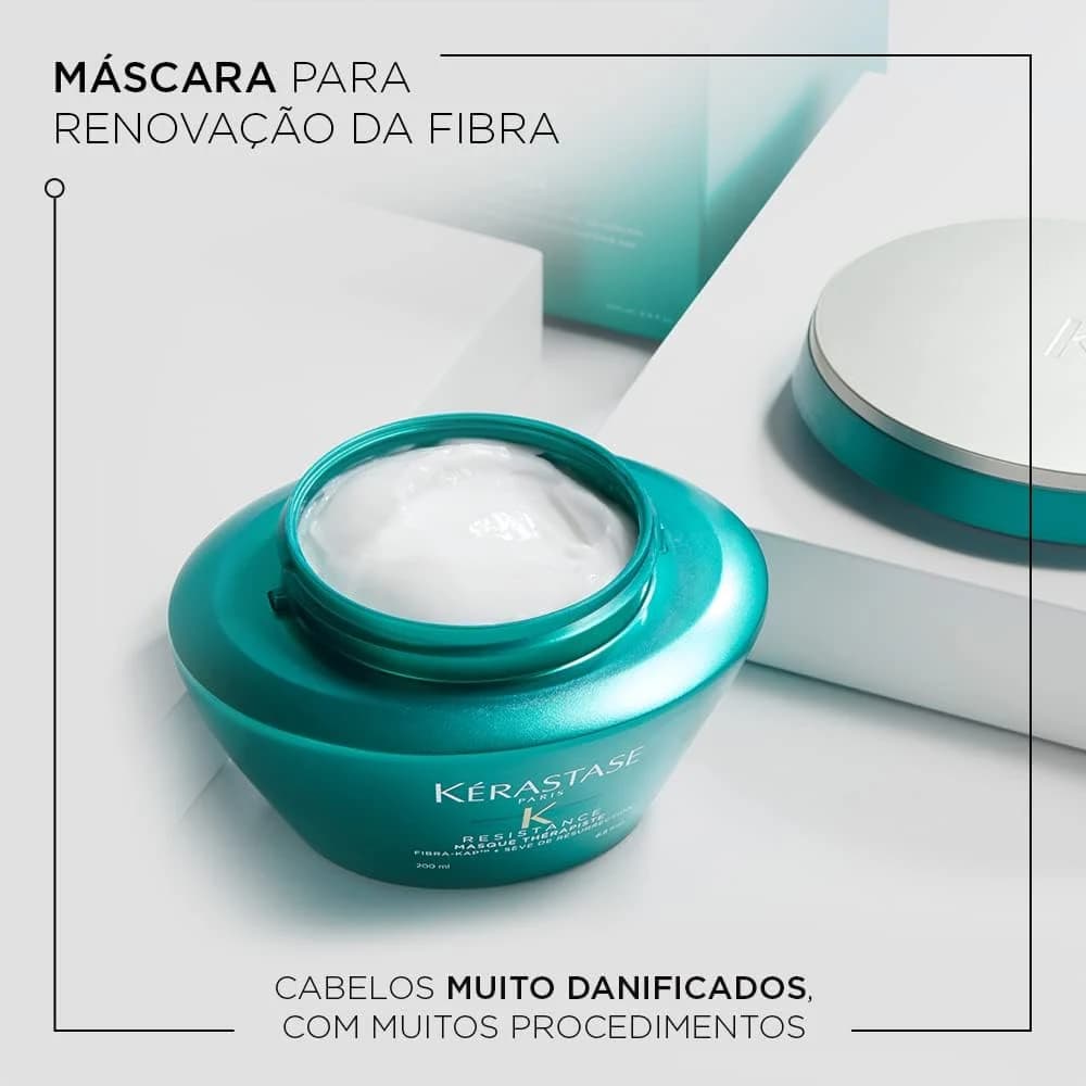 Thérapiste Kérastase Máscara de Tratamento para Cabelos Danificados e Quebradiços, 200ml