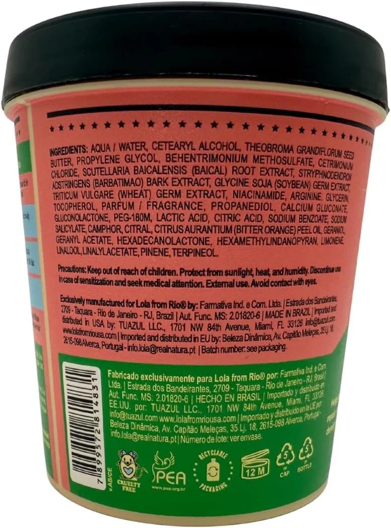 Densidade Máscara Capilar 230g , Lola Cosmetics