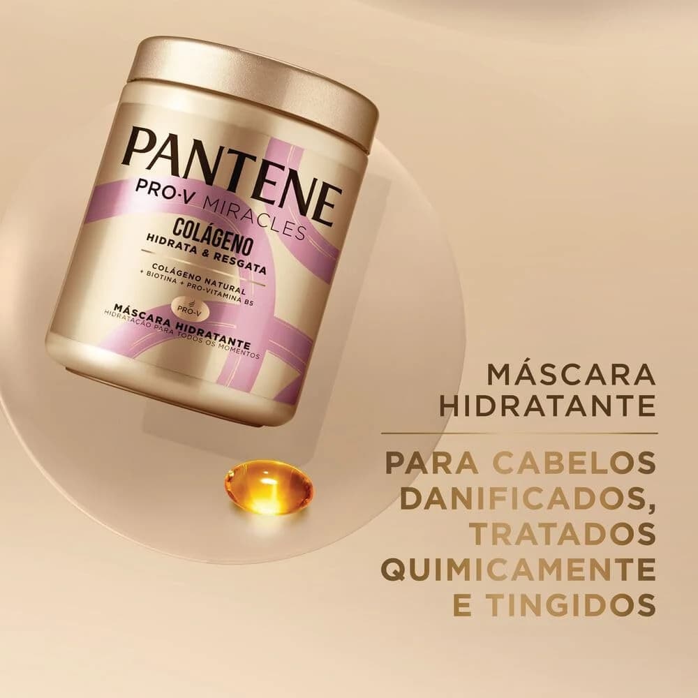 Pantene Máscara de Nutrição e Hidratação para Cabelo, 550ml