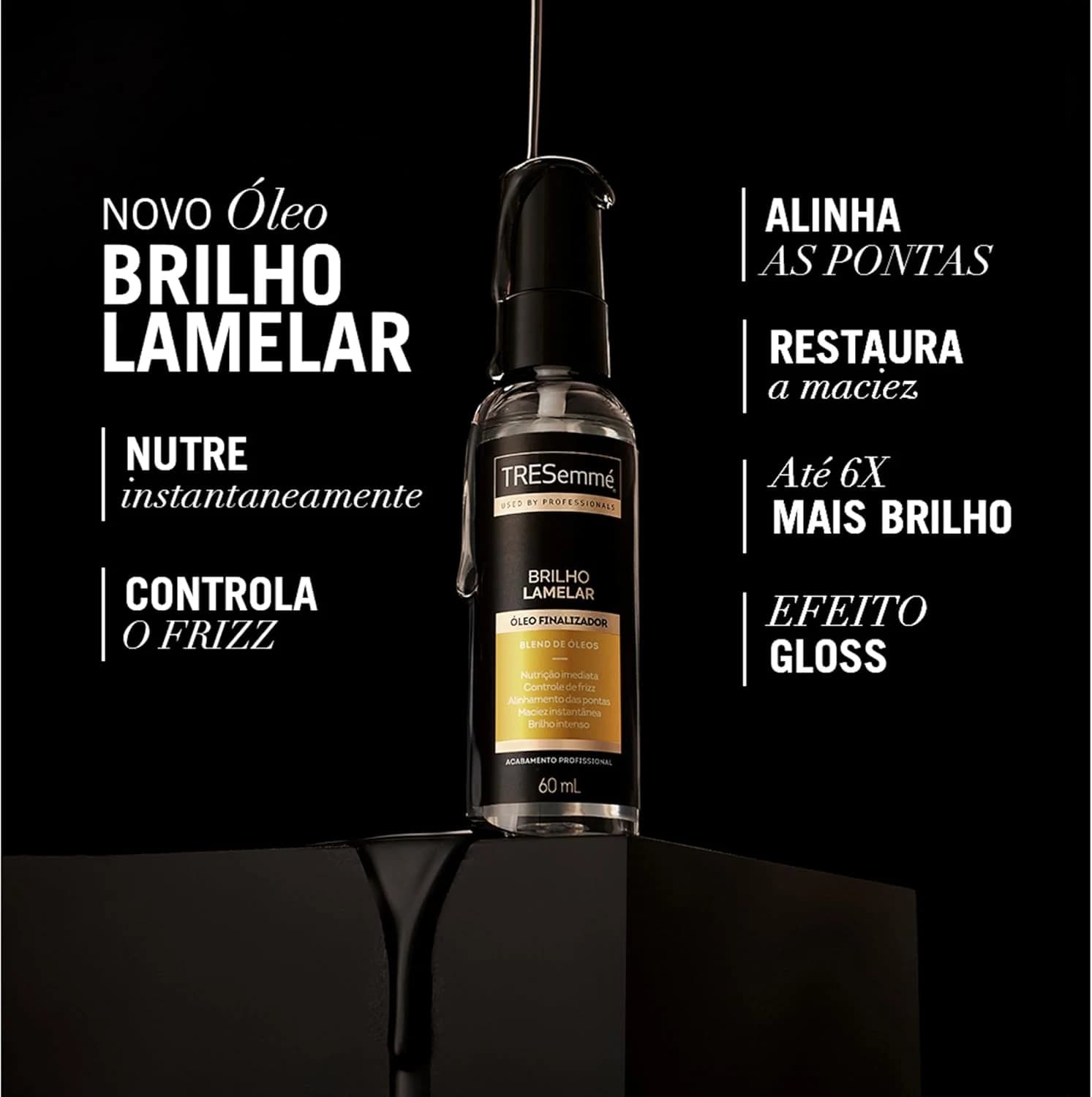 TRESemmé Brilho Lamelar Óleo Finalizador 60 ML