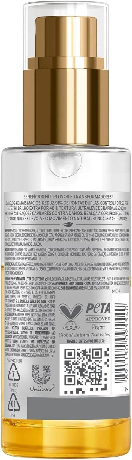 Dove Óleo + Sérum Bifásico Bond Intense Repair 110 ml