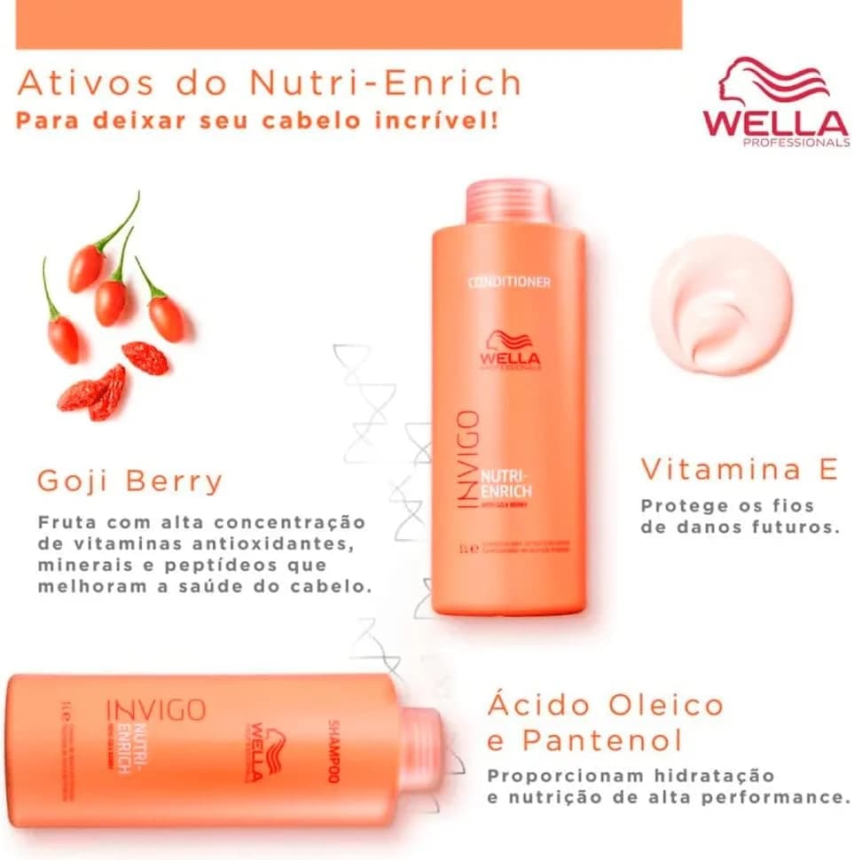 KIT WELLA INVIGO NUTRI-ENRICH SH 1L + COND 1L