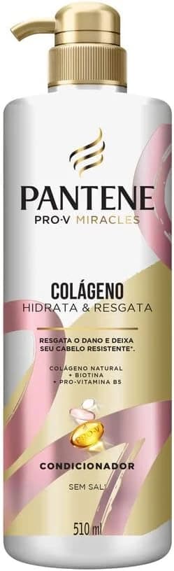 Condicionador Pantene Colágeno Hidrata e Resgata 510ml, Rosa