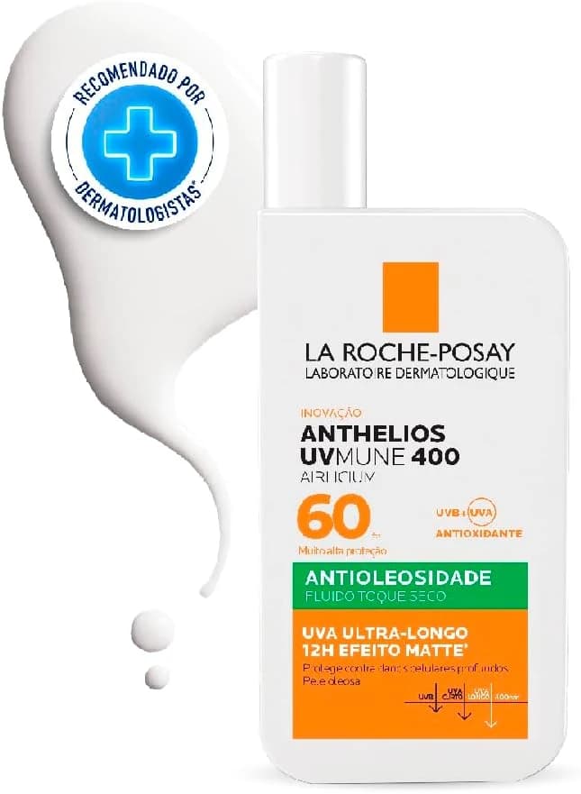 La Roche Posay, Anthelios UVmune Airlicium, Protetor Solar Facial, 40Ml