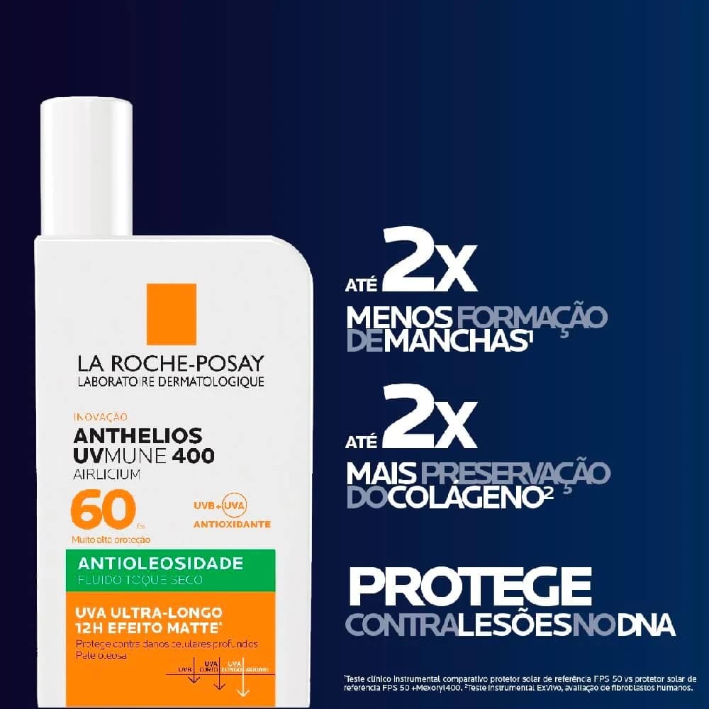 La Roche Posay, Anthelios UVmune Airlicium, Protetor Solar Facial, 40Ml