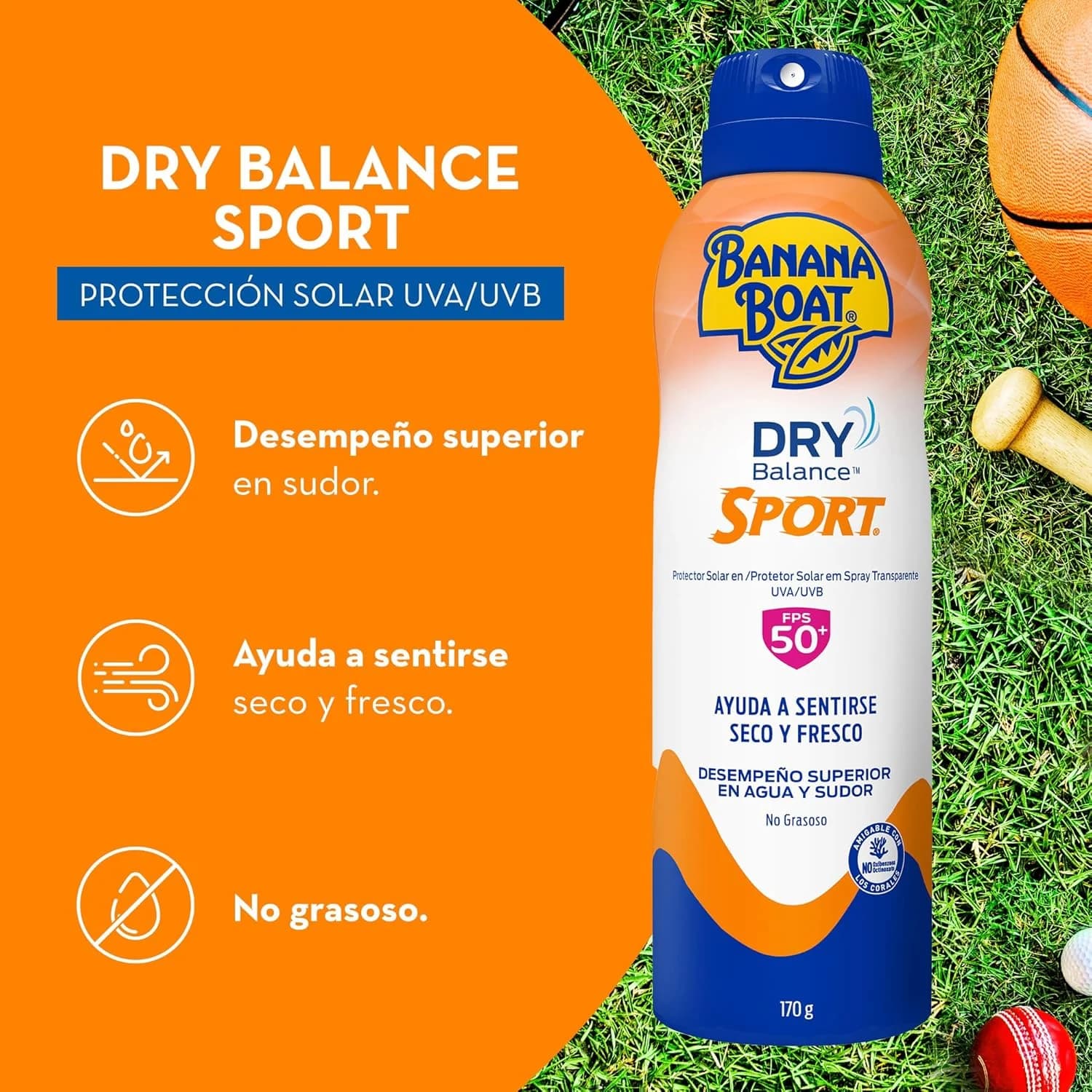 BANANA BOAT Protetor Solar Banana Boat Dry Balance Sport Aero Fps50