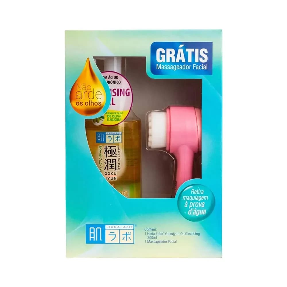 Kit Limpeza Hada Labo com Massageador Facial