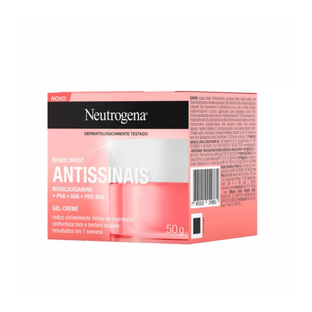 Gel Creme Hidratante Neutrogena Bright Boost 50g